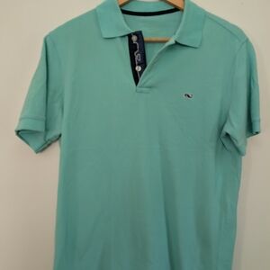 Vineyard Vines Aqua Polo Shirt